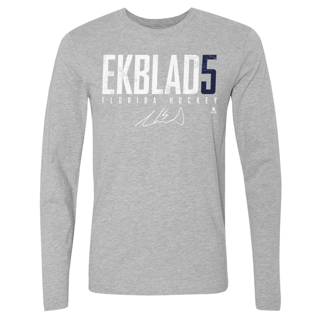 Aaron Ekblad Men's Long Sleeve T-Shirt | 500 LEVEL