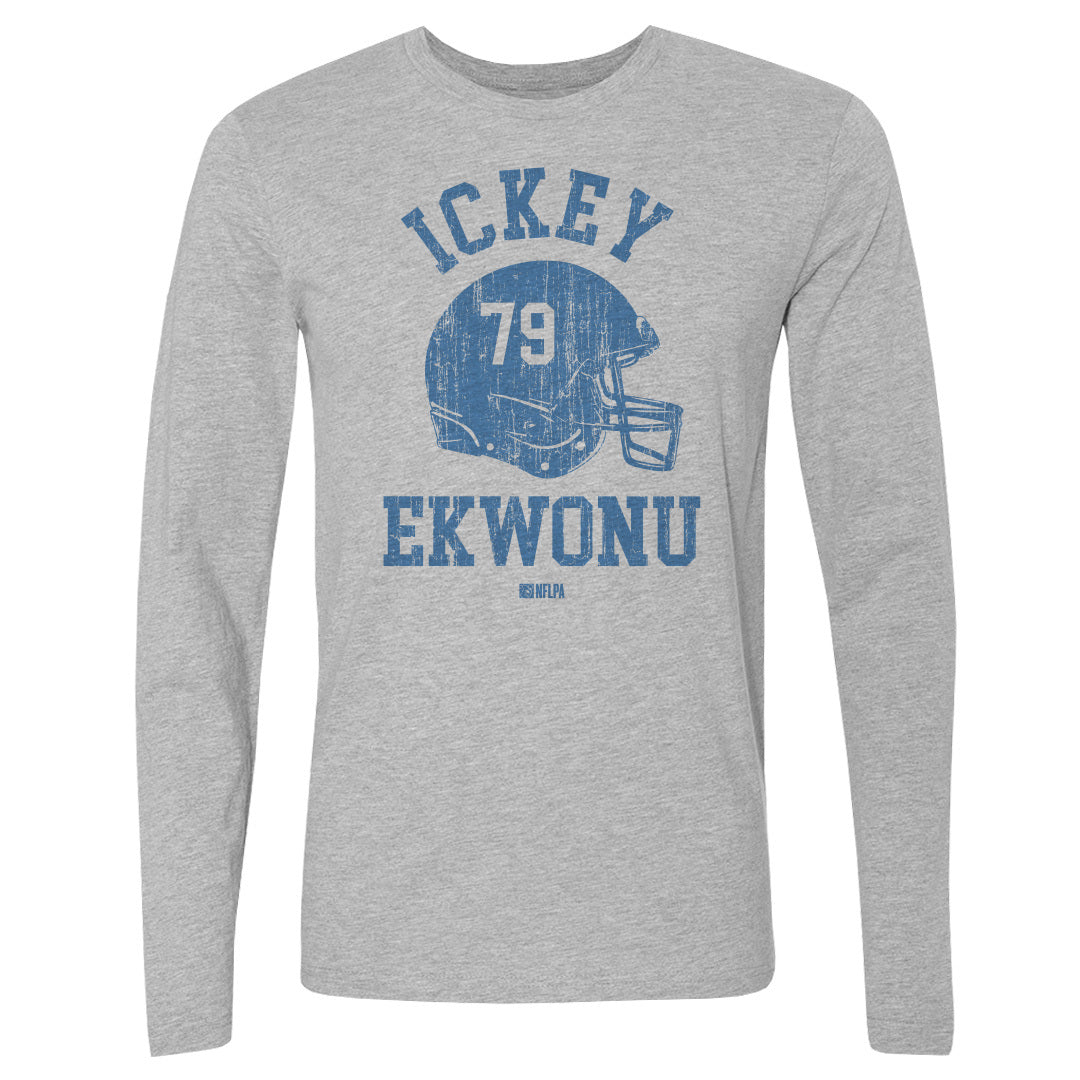 Ickey Ekwonu Men's Long Sleeve T-Shirt | 500 LEVEL