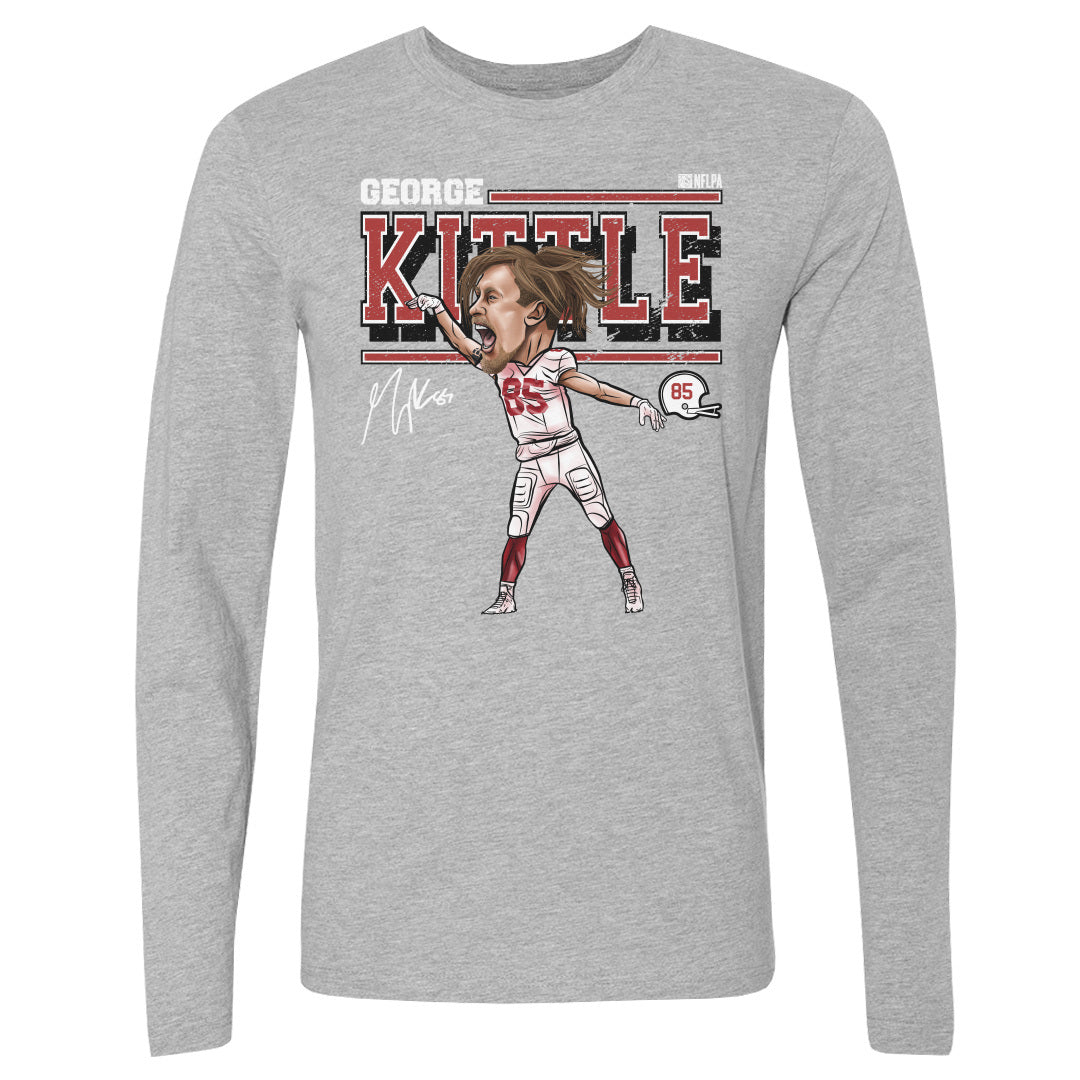 George Kittle Men's Long Sleeve T-Shirt | 500 LEVEL