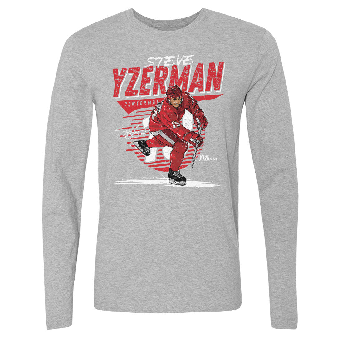 Steve Yzerman Men's Long Sleeve T-Shirt | 500 LEVEL
