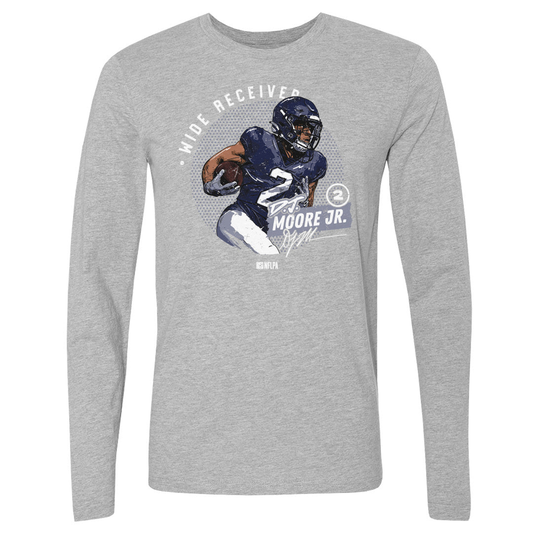 D.J. Moore Men's Long Sleeve T-Shirt | 500 LEVEL