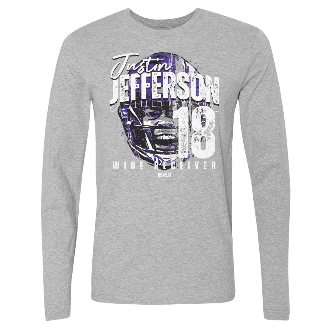 Justin Jefferson Men's Long Sleeve T-Shirt | 500 LEVEL