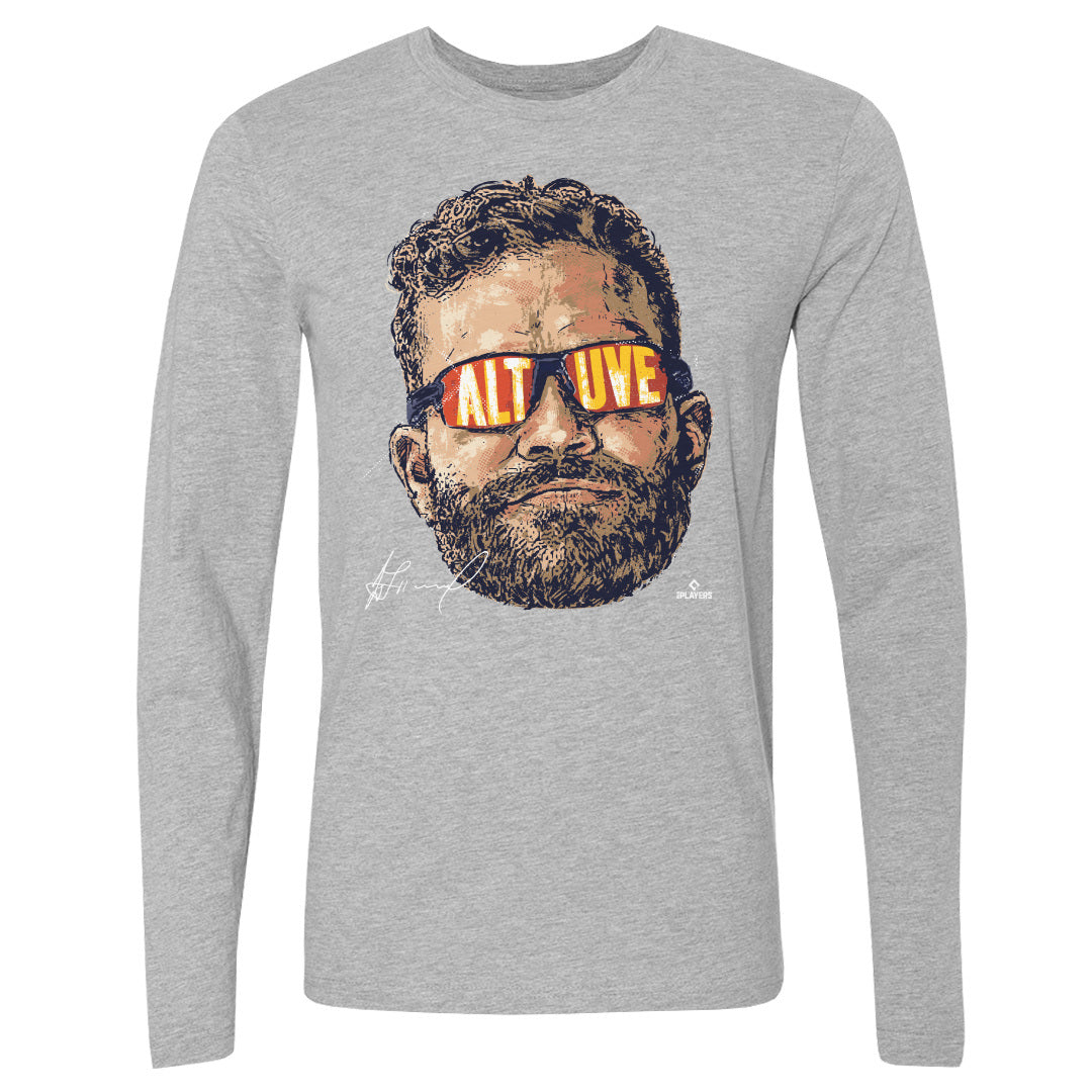 Jose Altuve Men's Long Sleeve T-Shirt | 500 LEVEL
