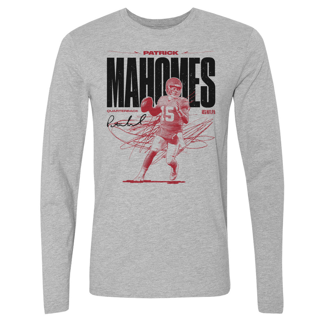 Patrick Mahomes Men's Long Sleeve T-Shirt | 500 LEVEL