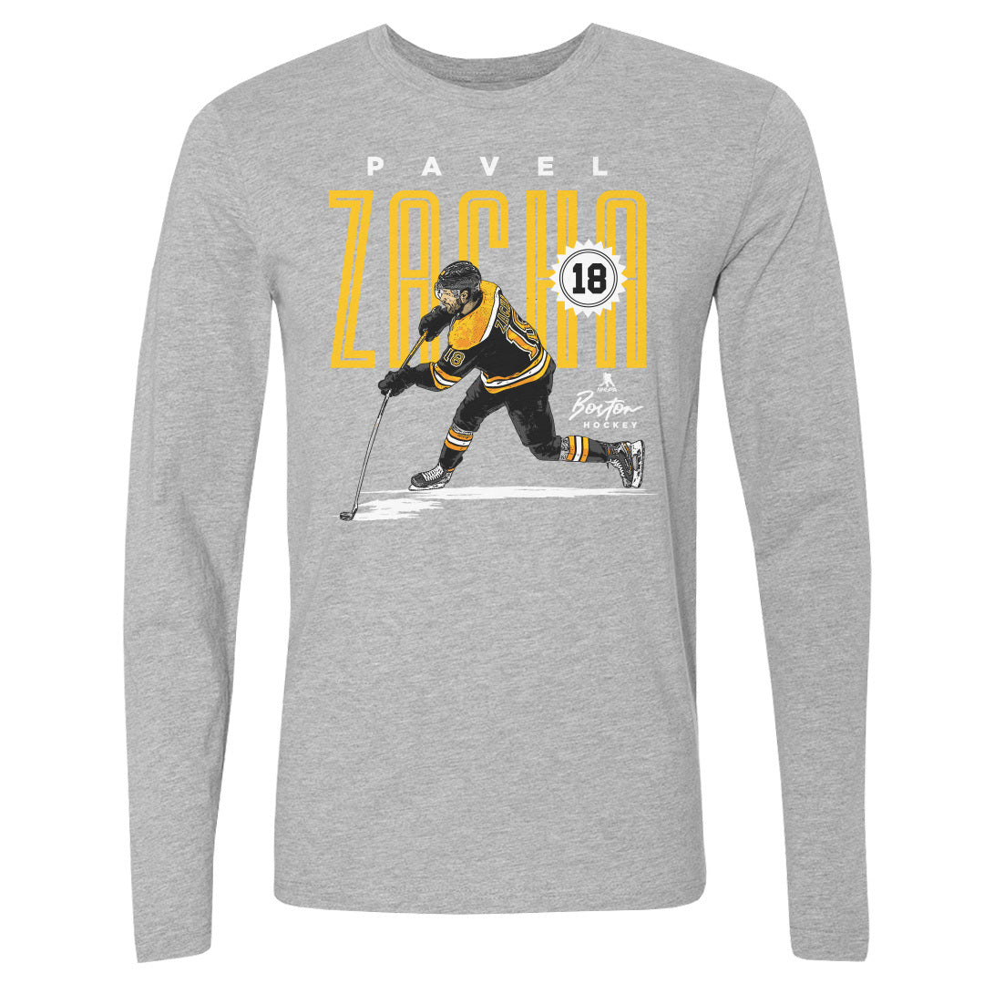 Pavel Zacha Men's Long Sleeve T-Shirt | 500 LEVEL