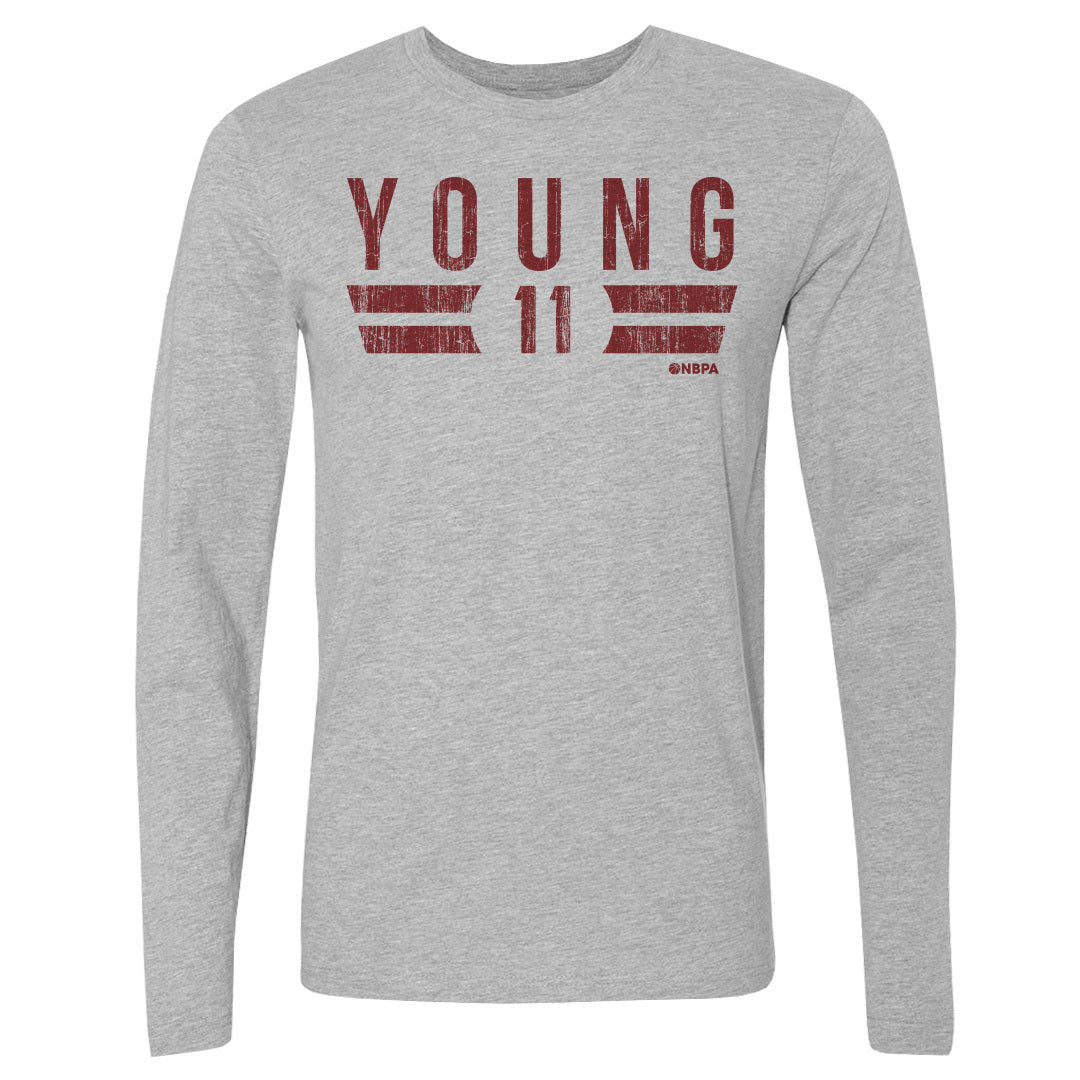 Trae Young Men's Long Sleeve T-Shirt | 500 LEVEL