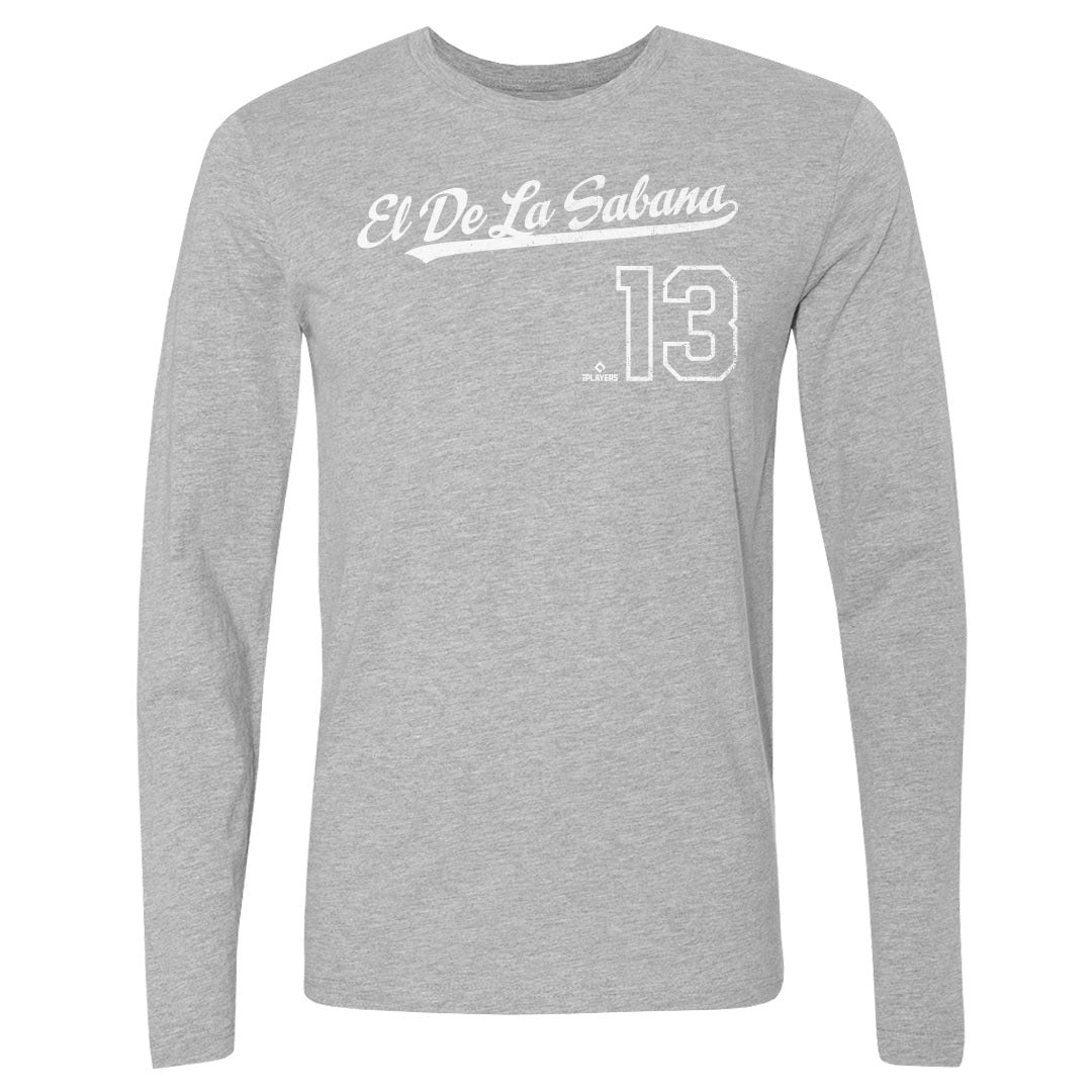 Ronald Acuna Jr. Men's Long Sleeve T-Shirt | 500 LEVEL