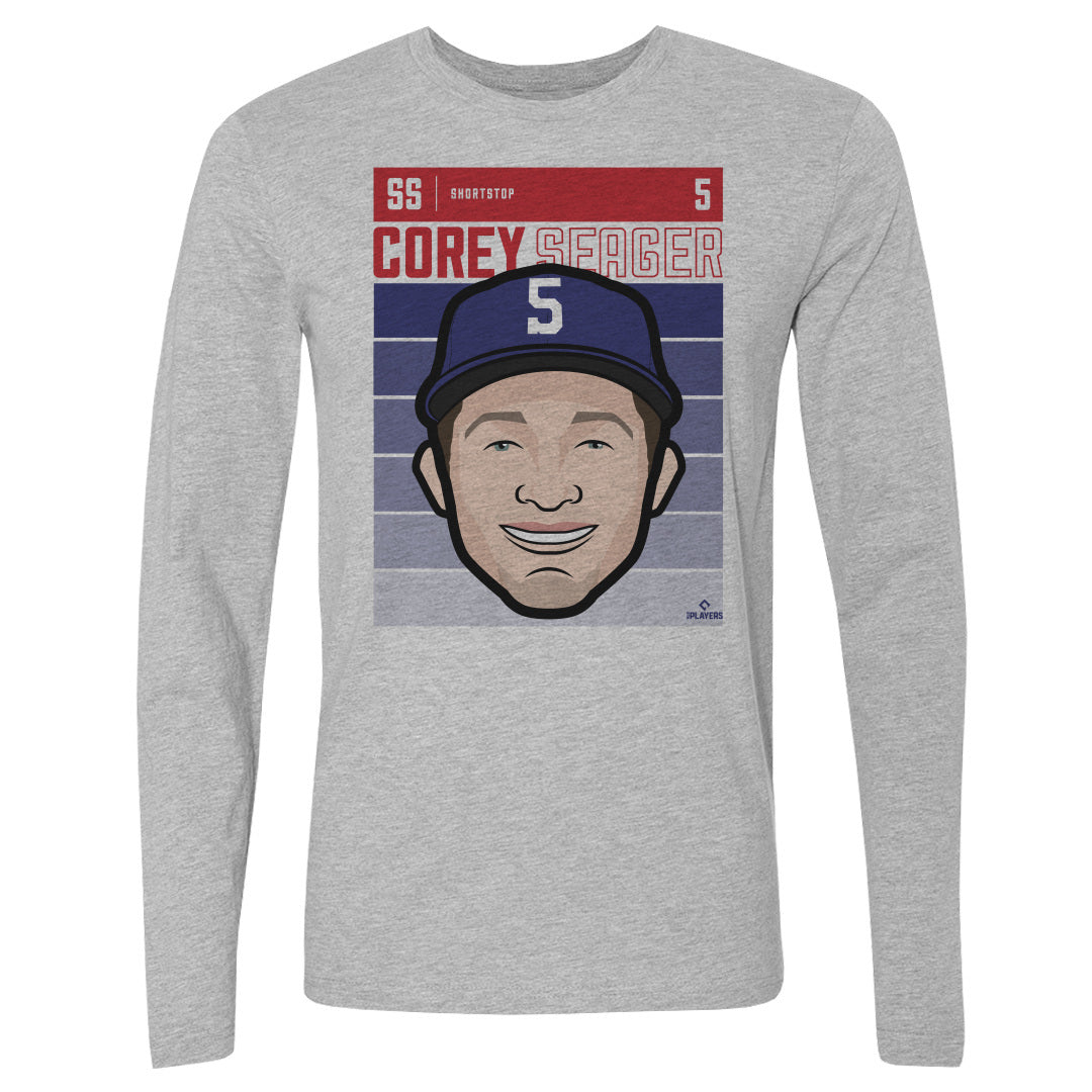 Corey Seager Men's Long Sleeve T-Shirt | 500 LEVEL