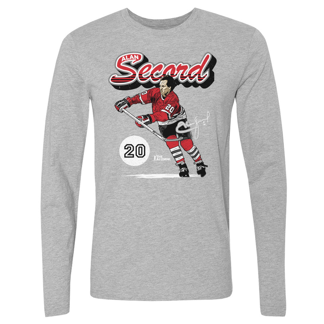 Alan Secord Men's Long Sleeve T-Shirt | 500 LEVEL