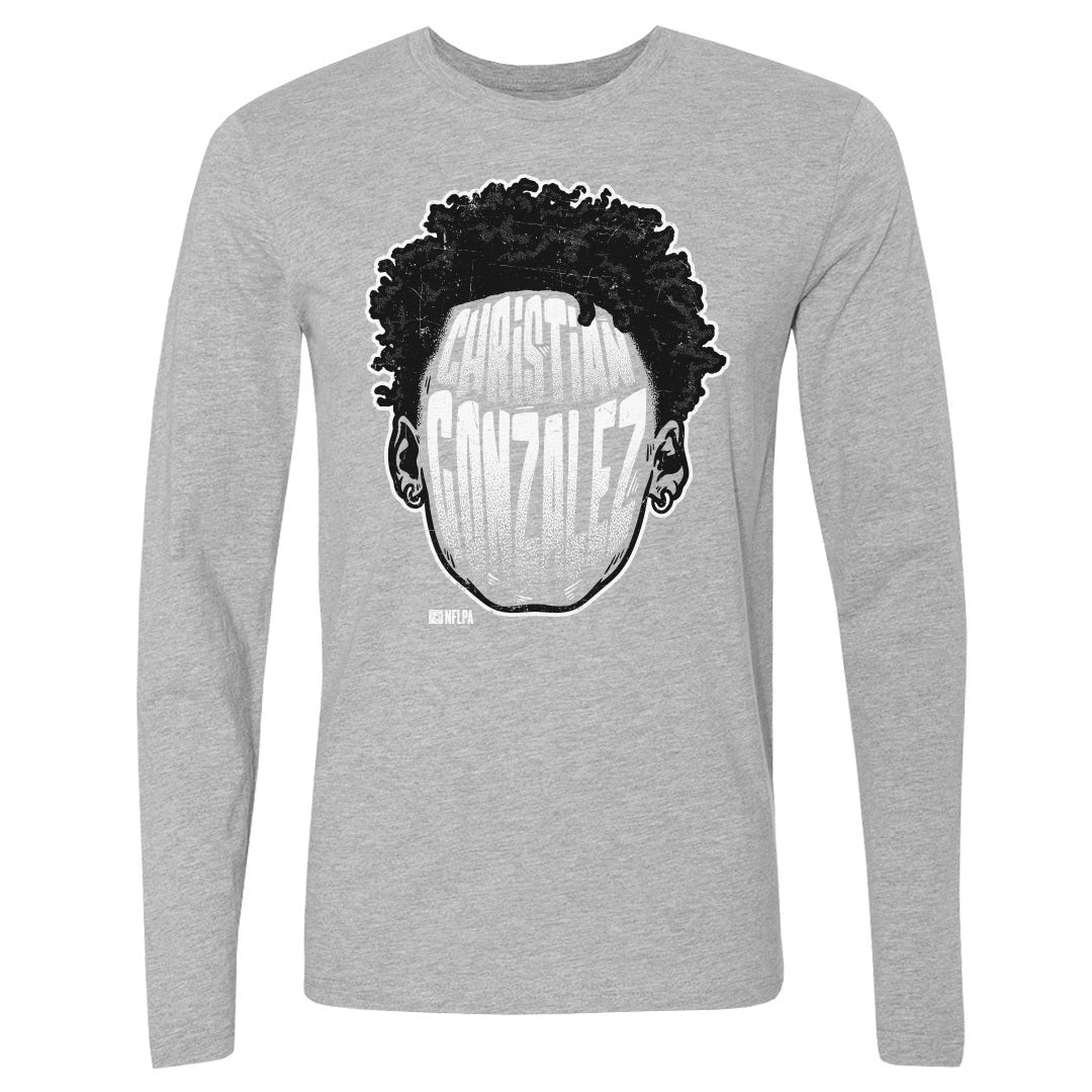 Christian Gonzalez Men's Long Sleeve T-Shirt | 500 LEVEL