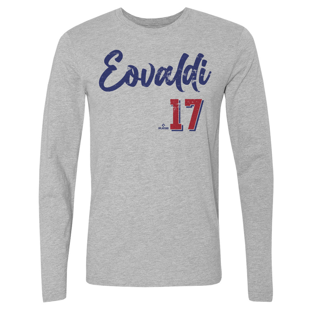 Nathan Eovaldi Men's Long Sleeve T-Shirt | 500 LEVEL