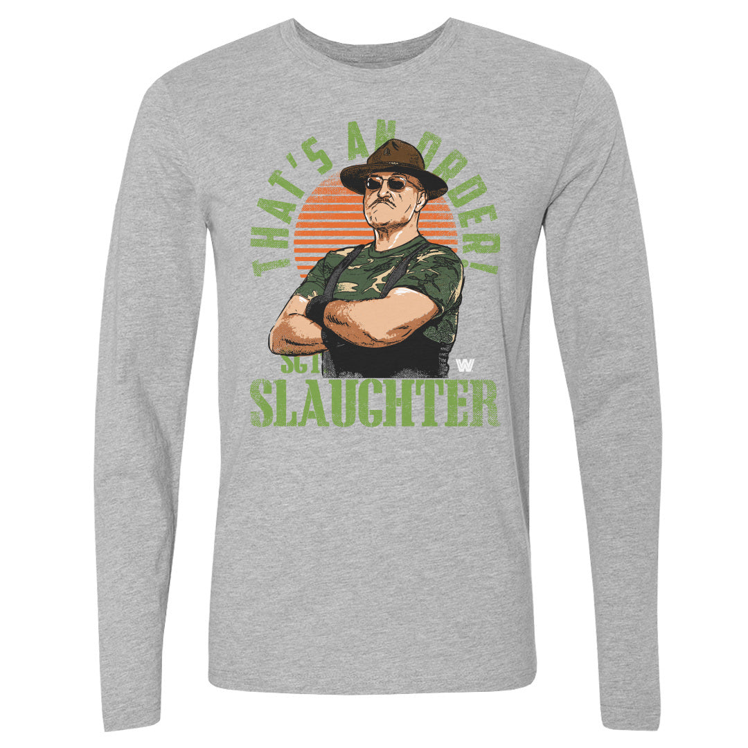 Sgt. Slaughter Men's Long Sleeve T-Shirt | 500 LEVEL