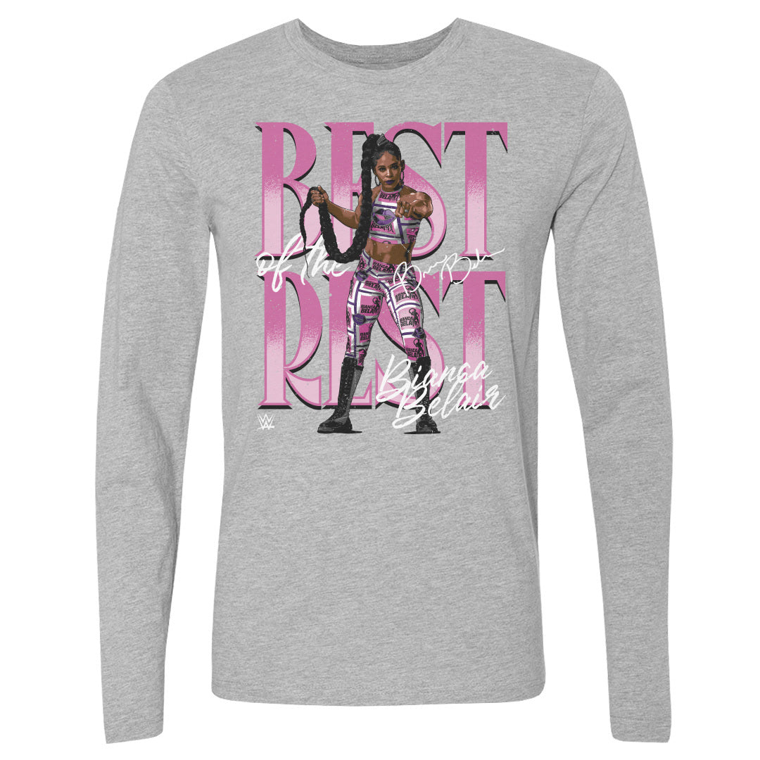 Bianca Belair Men's Long Sleeve T-Shirt | 500 LEVEL