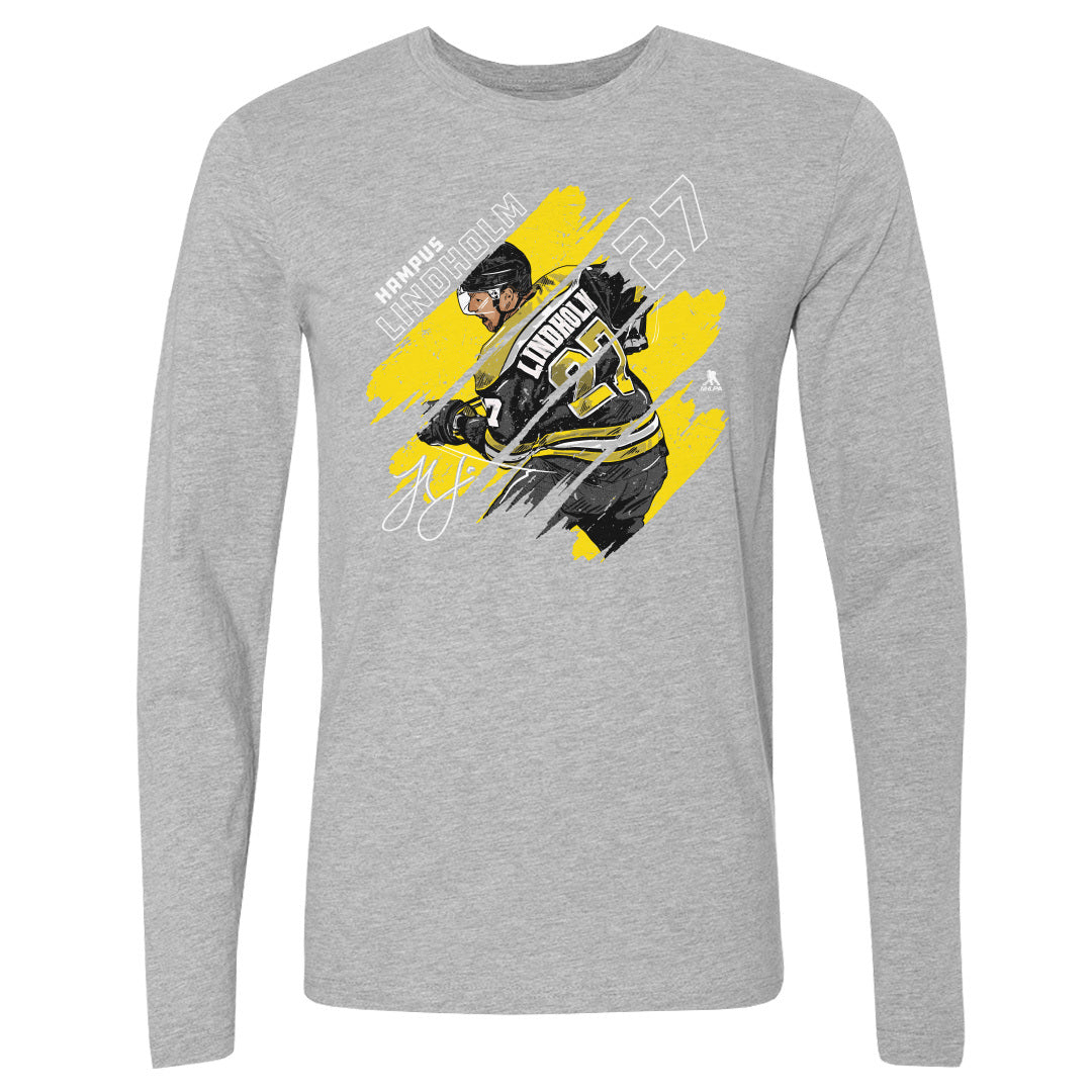 Hampus Lindholm Men's Long Sleeve T-Shirt | 500 LEVEL
