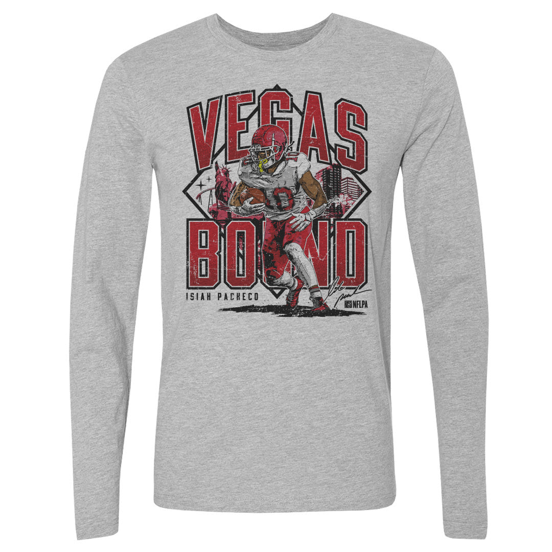 Isiah Pacheco Men's Long Sleeve T-Shirt | 500 LEVEL