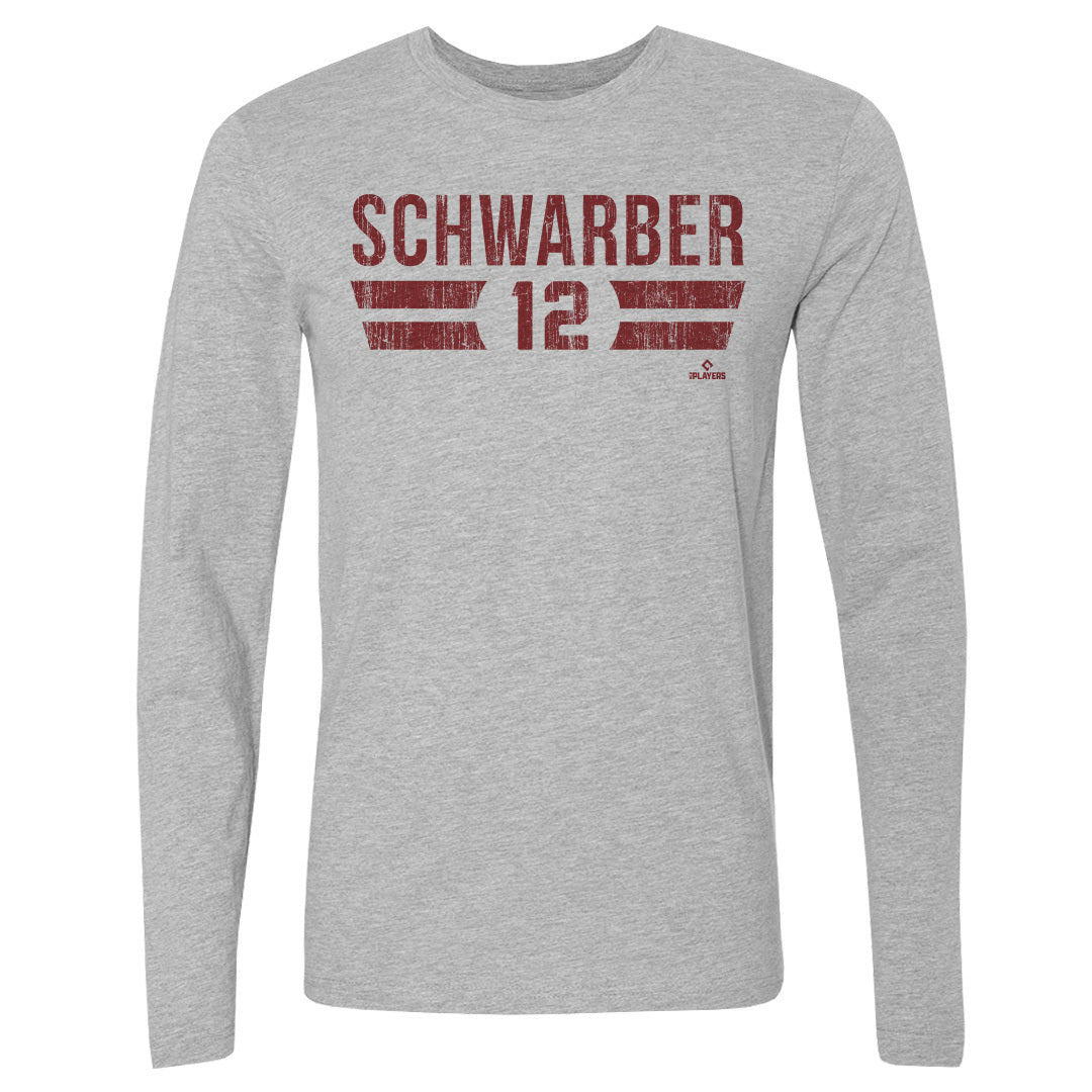 Kyle Schwarber Men's Long Sleeve T-Shirt | 500 LEVEL
