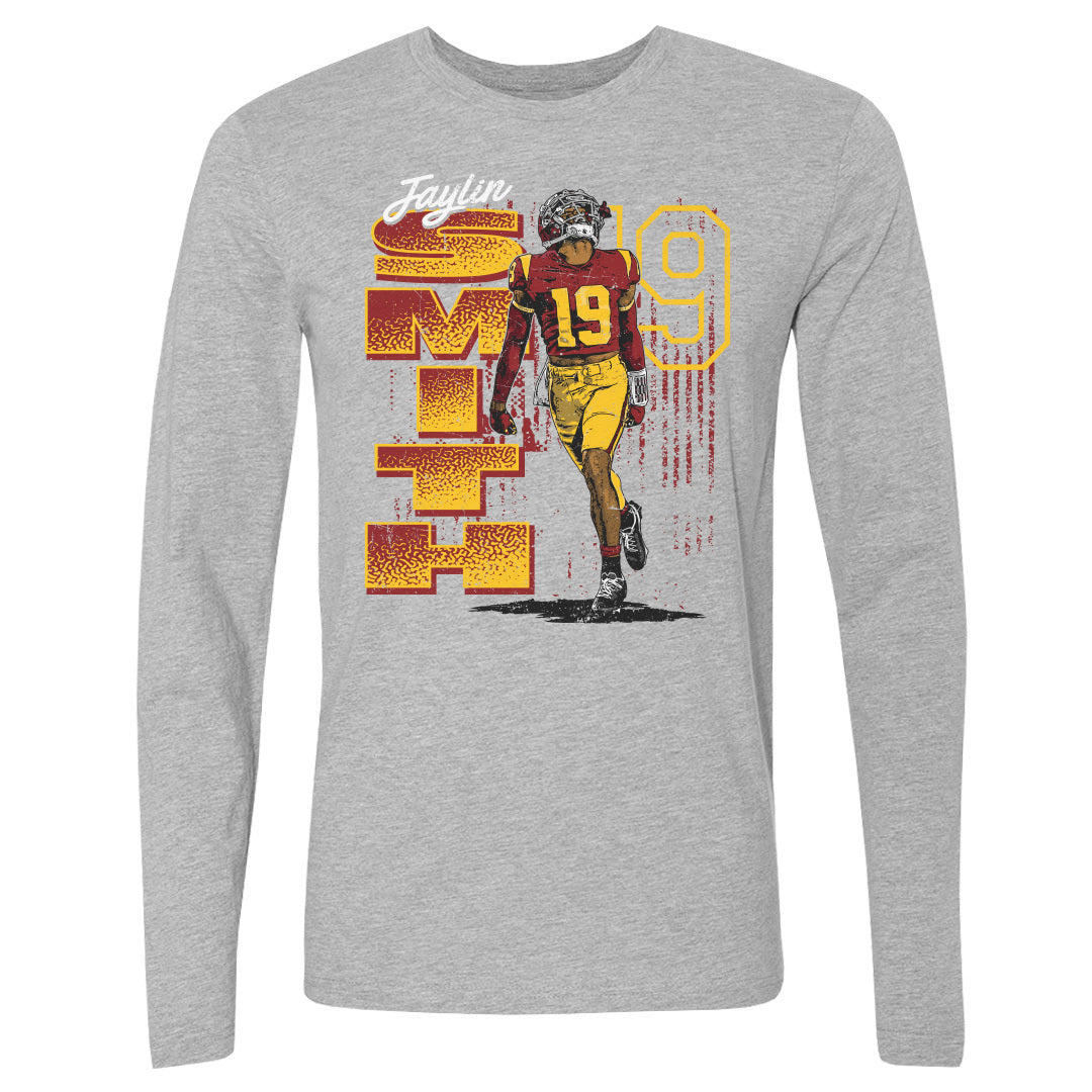 Jaylin Smith Men's Long Sleeve T-Shirt | 500 LEVEL