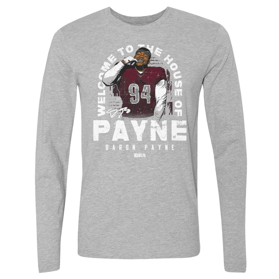Daron Payne Men's Long Sleeve T-Shirt | 500 LEVEL