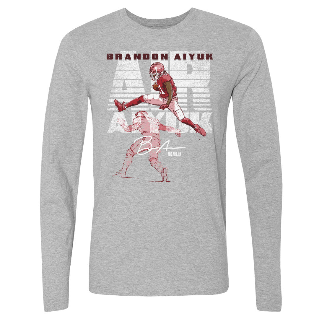 Brandon Aiyuk Men's Long Sleeve T-Shirt | 500 LEVEL