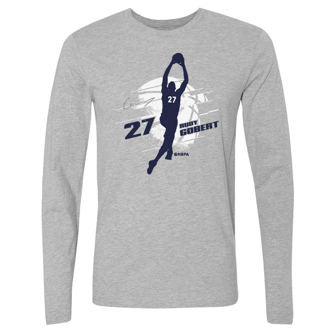 Rudy Gobert Men's Long Sleeve T-Shirt | 500 LEVEL