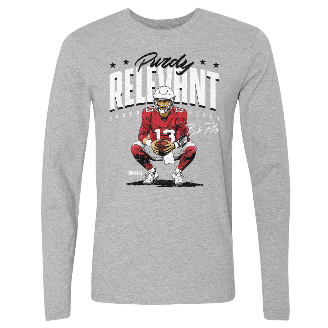 Brock Purdy Men's Long Sleeve T-Shirt | 500 LEVEL