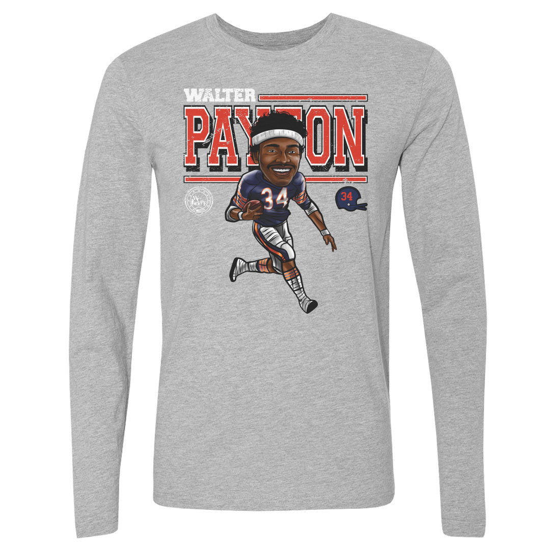 Walter Payton Men's Long Sleeve T-Shirt | 500 LEVEL