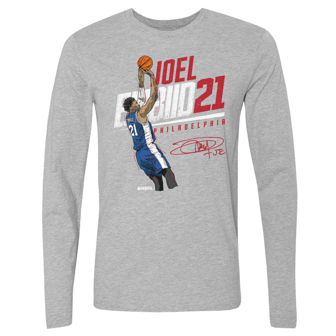 Joel Embiid Men's Long Sleeve T-Shirt | 500 LEVEL