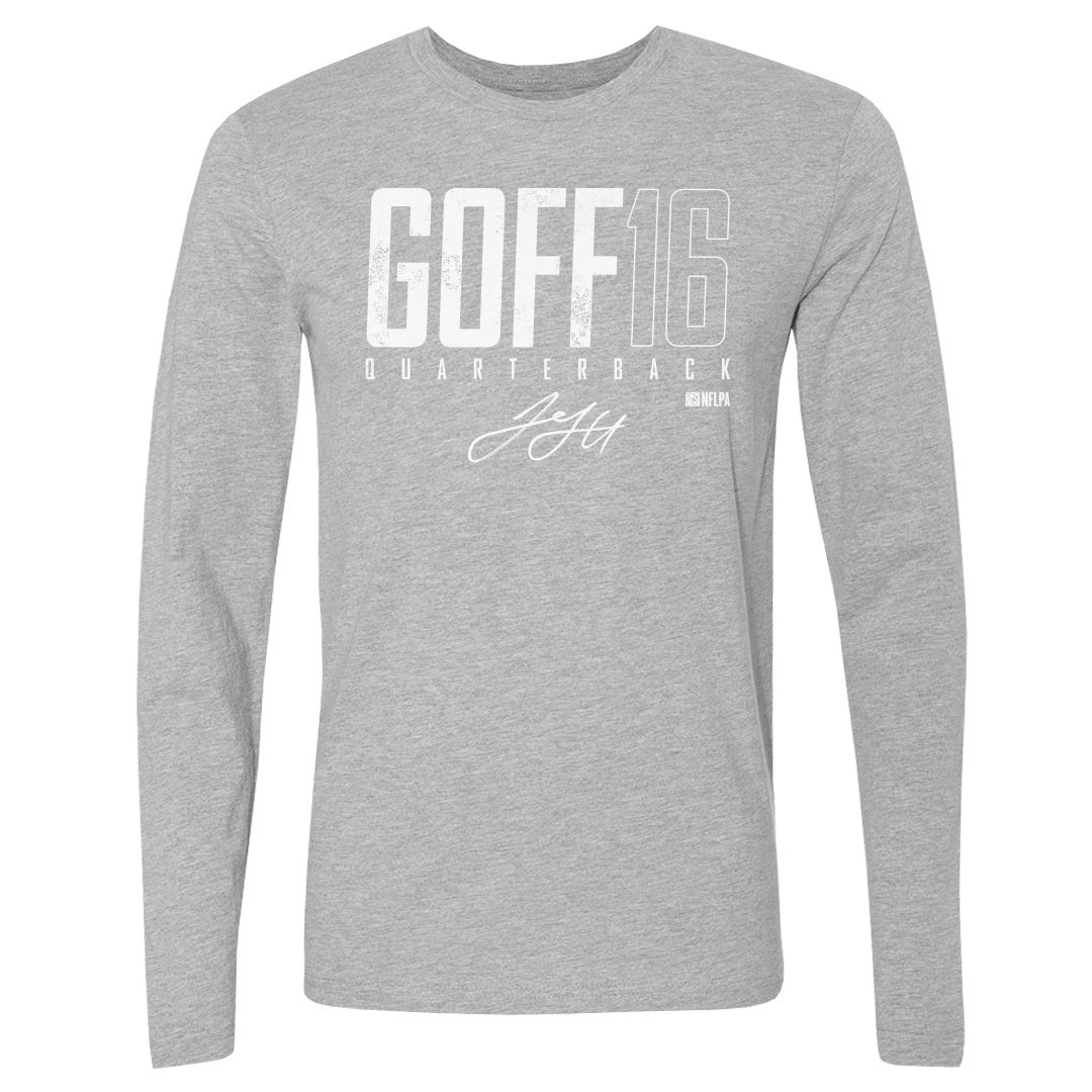 Jared Goff Men's Long Sleeve T-Shirt | 500 LEVEL