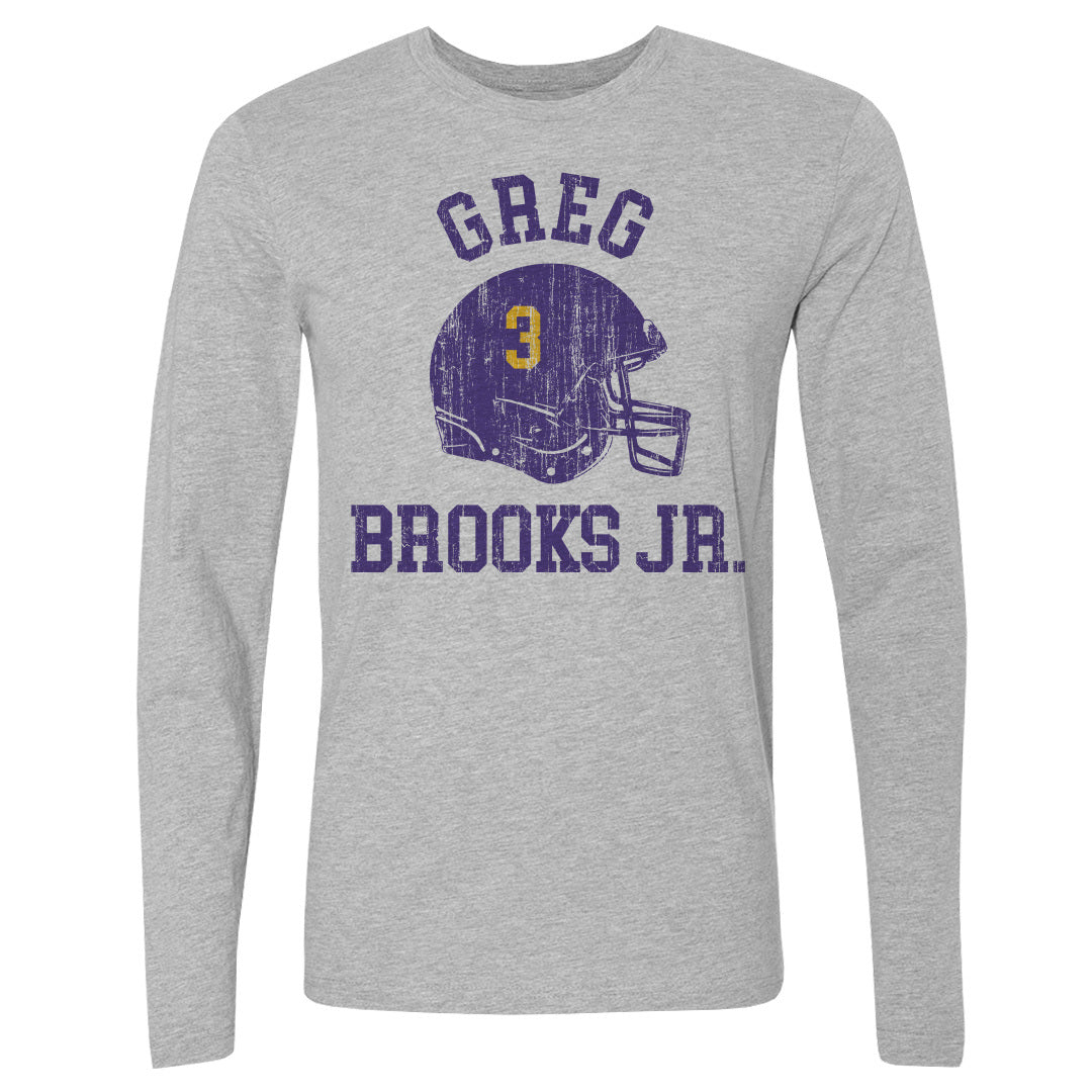 Greg Brooks Jr. Men's Long Sleeve T-Shirt | 500 LEVEL