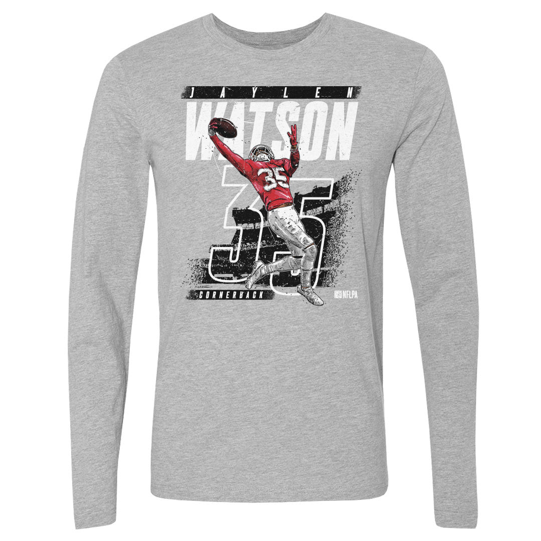 Jaylen Watson Men's Long Sleeve T-Shirt | 500 LEVEL