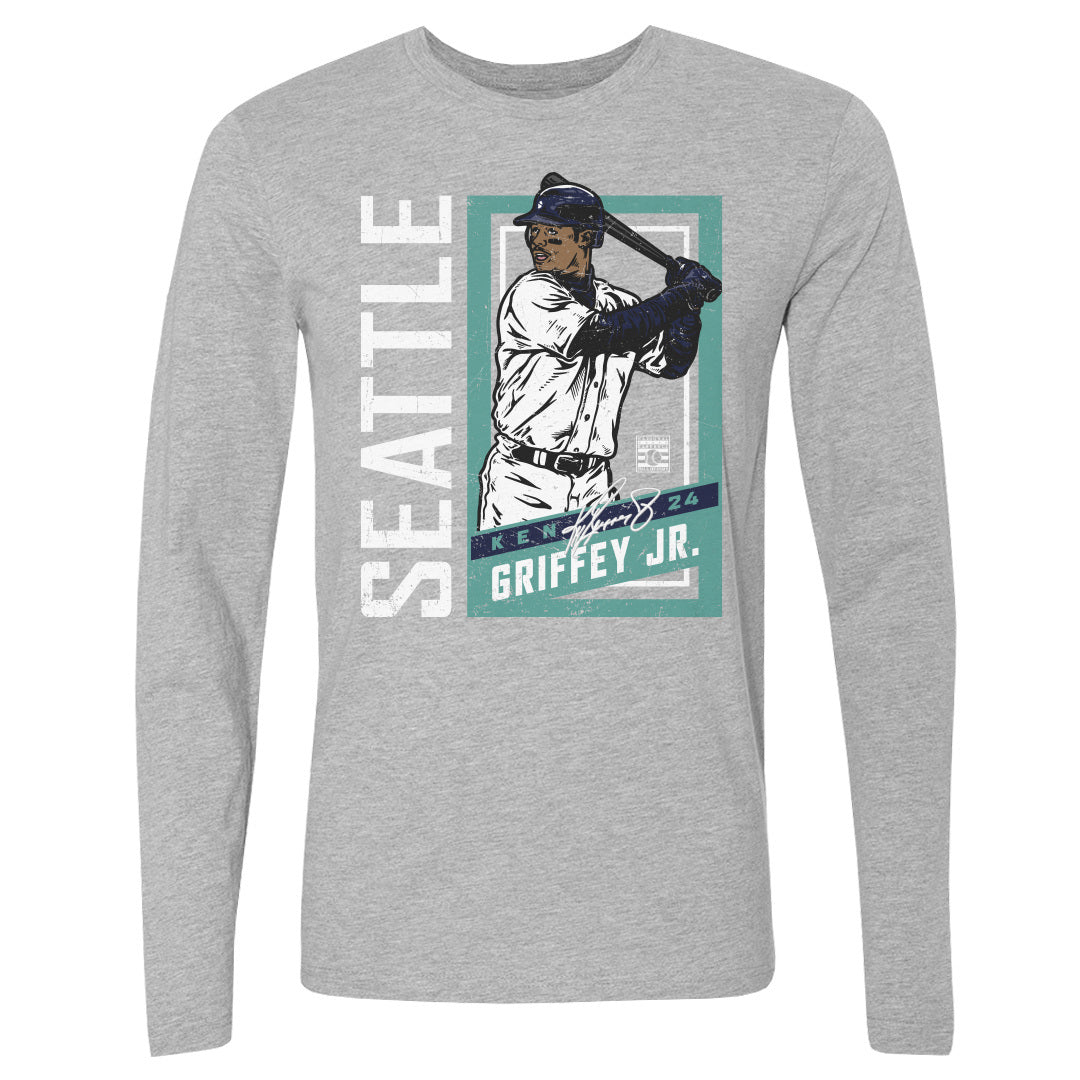 Ken Griffey Jr. Men's Long Sleeve T-Shirt | 500 LEVEL