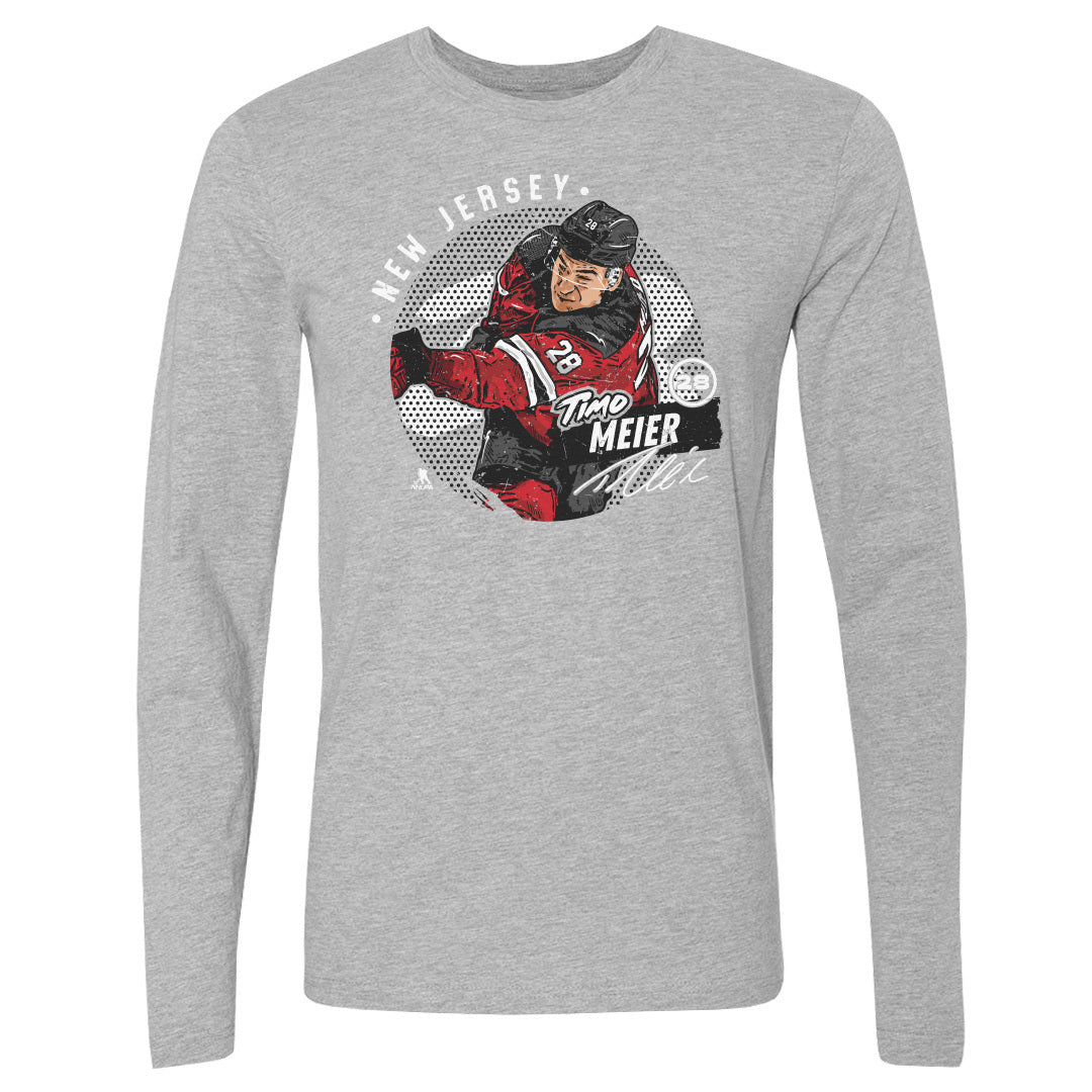 Timo Meier Men's Long Sleeve T-Shirt | 500 LEVEL