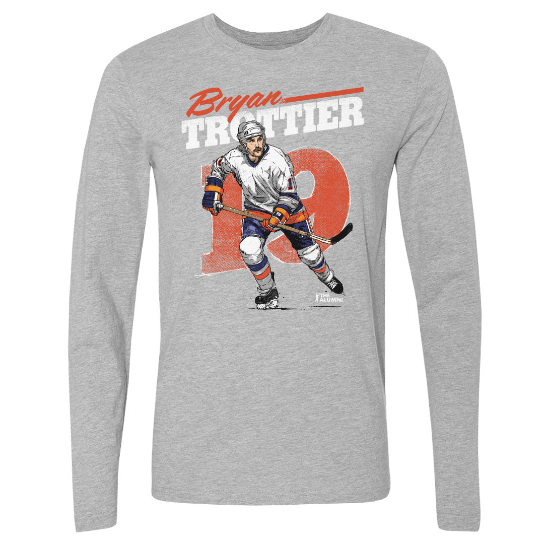 Bryan Trottier Men's Long Sleeve T-Shirt | 500 LEVEL