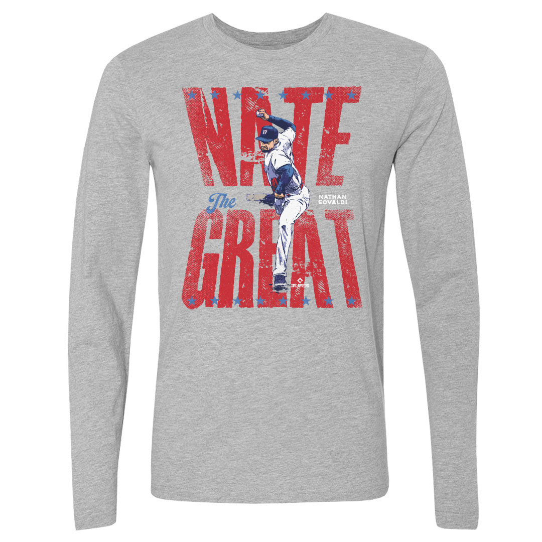 Nathan Eovaldi Men's Long Sleeve T-Shirt | 500 LEVEL