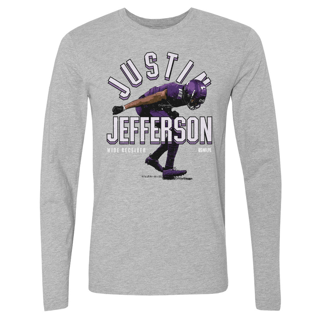 Justin Jefferson Men's Long Sleeve T-Shirt | 500 LEVEL