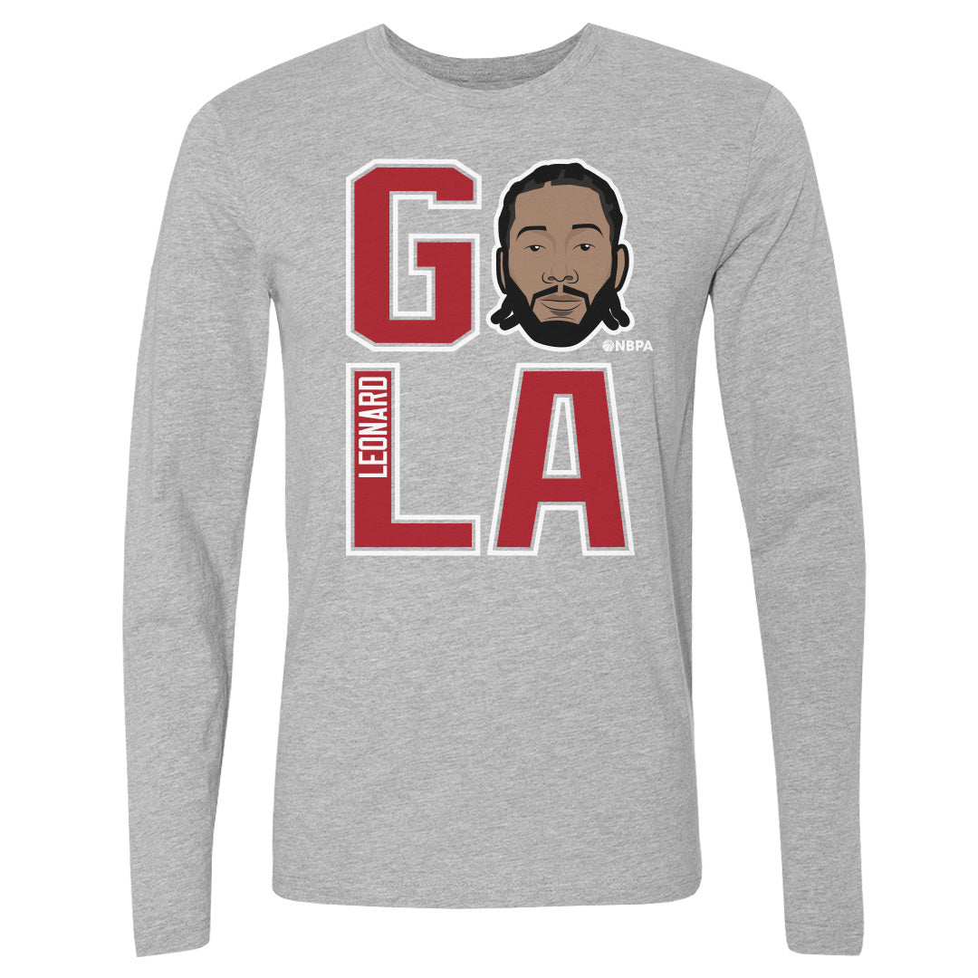 Kawhi Leonard Men's Long Sleeve T-Shirt | 500 LEVEL