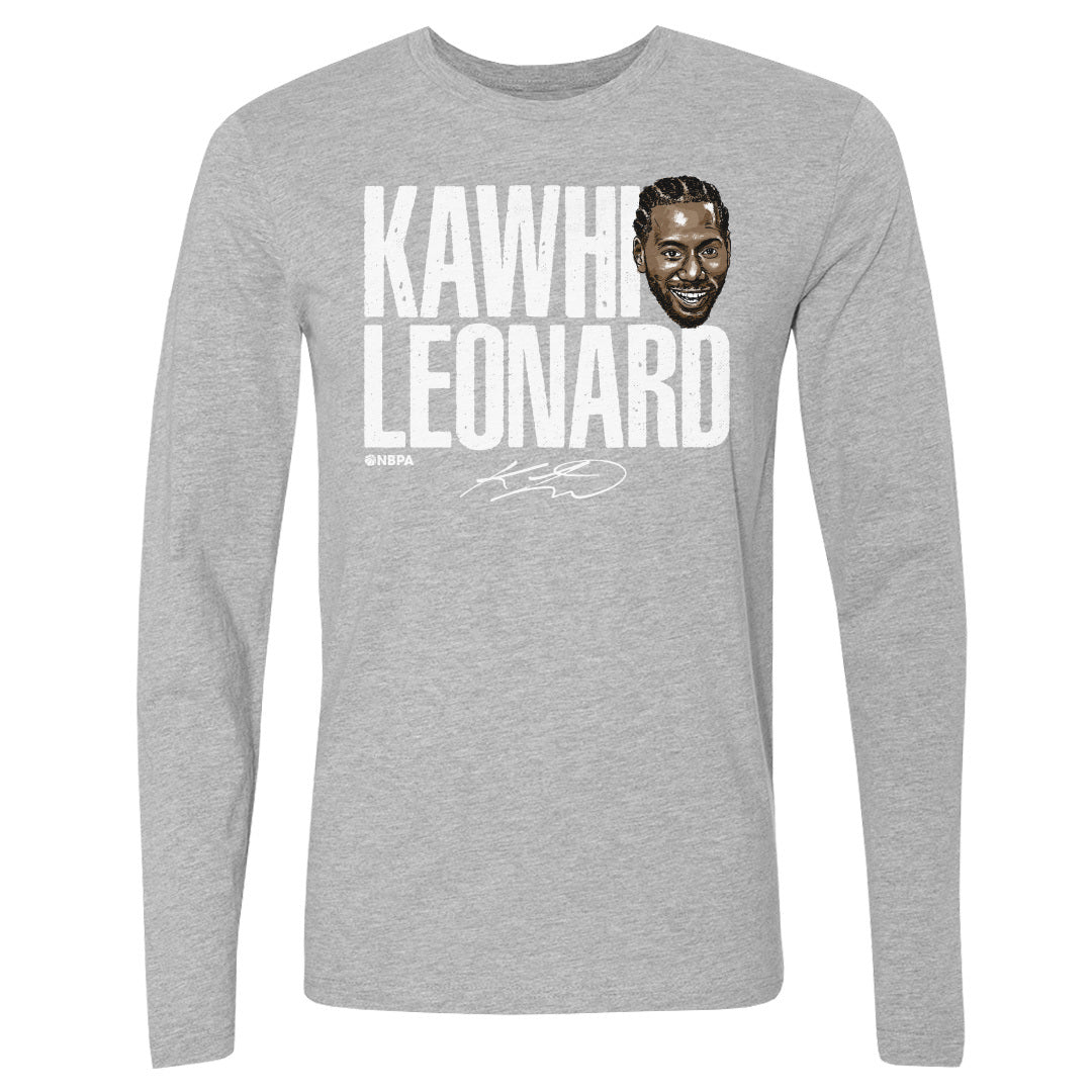 Kawhi Leonard Men's Long Sleeve T-Shirt | 500 LEVEL