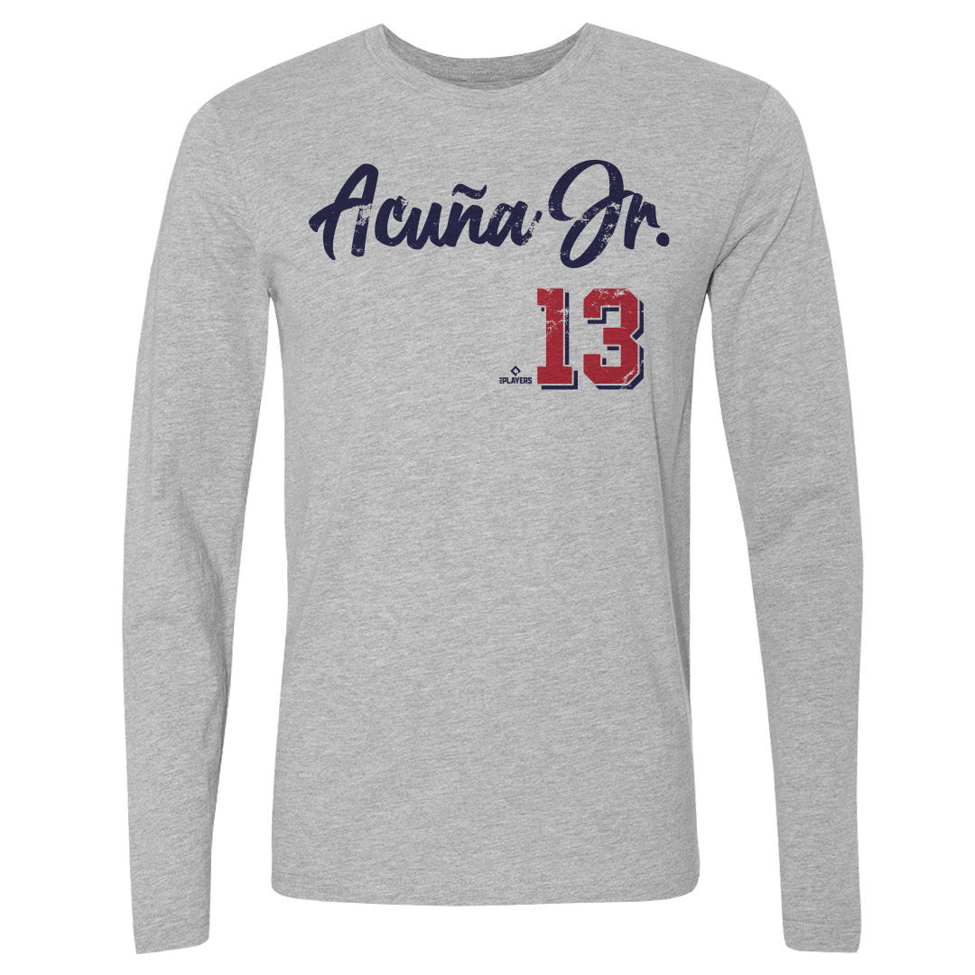Ronald Acuna Jr. Men's Long Sleeve T-Shirt | 500 LEVEL