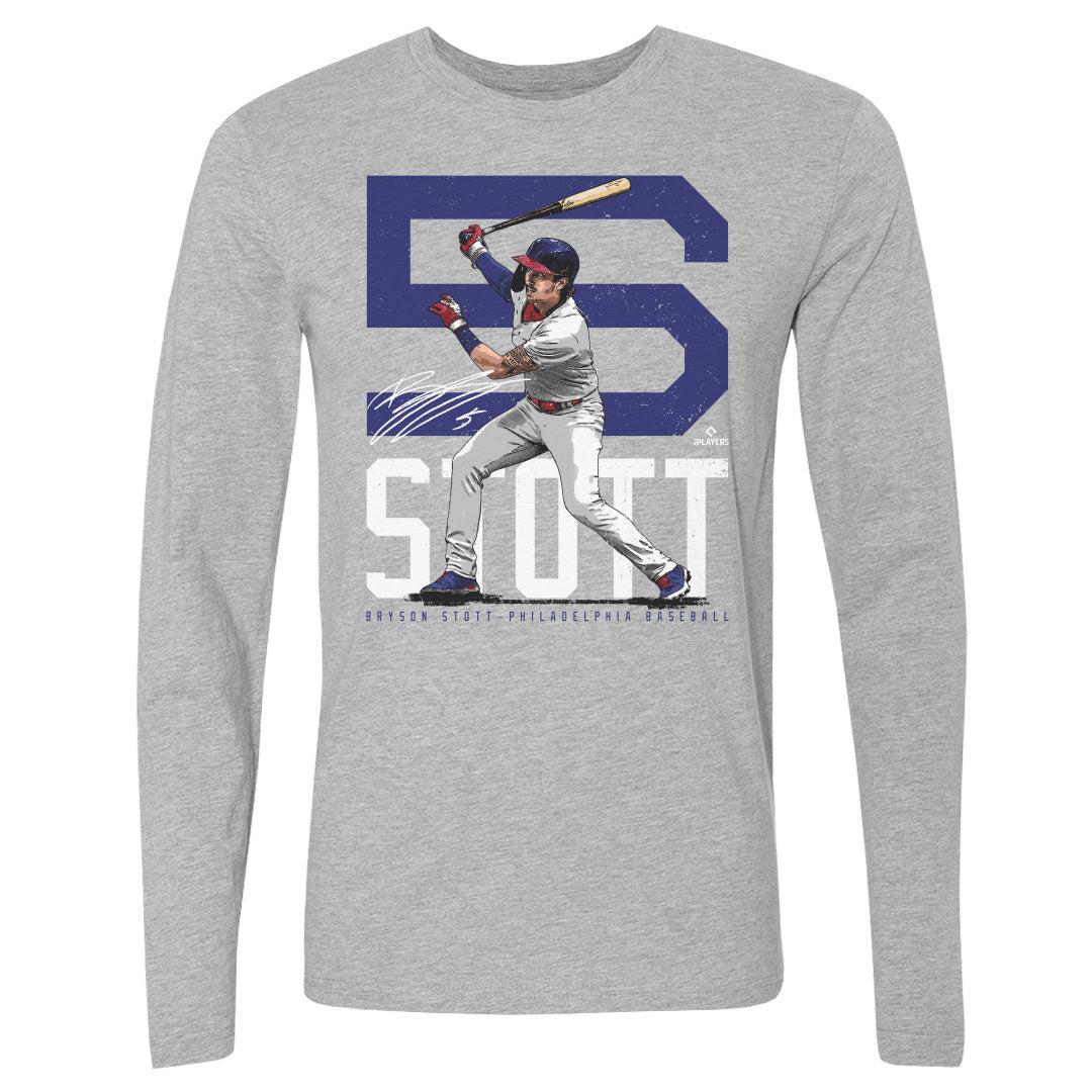 Bryson Stott Men's Long Sleeve T-Shirt | 500 LEVEL