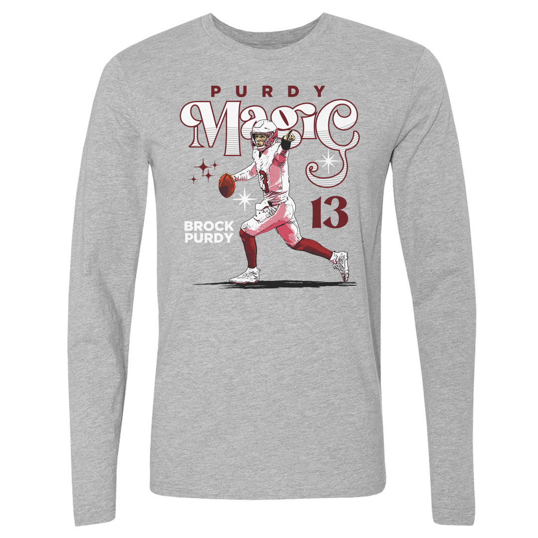 Brock Purdy Men's Long Sleeve T-Shirt | 500 LEVEL