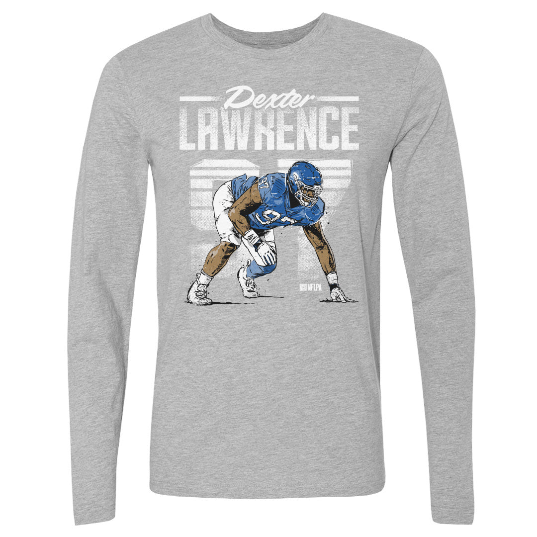 Dexter Lawrence Men's Long Sleeve T-Shirt | 500 LEVEL
