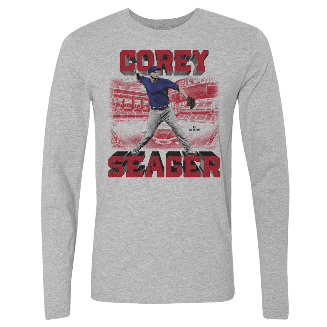 Corey Seager Men's Long Sleeve T-Shirt | 500 LEVEL