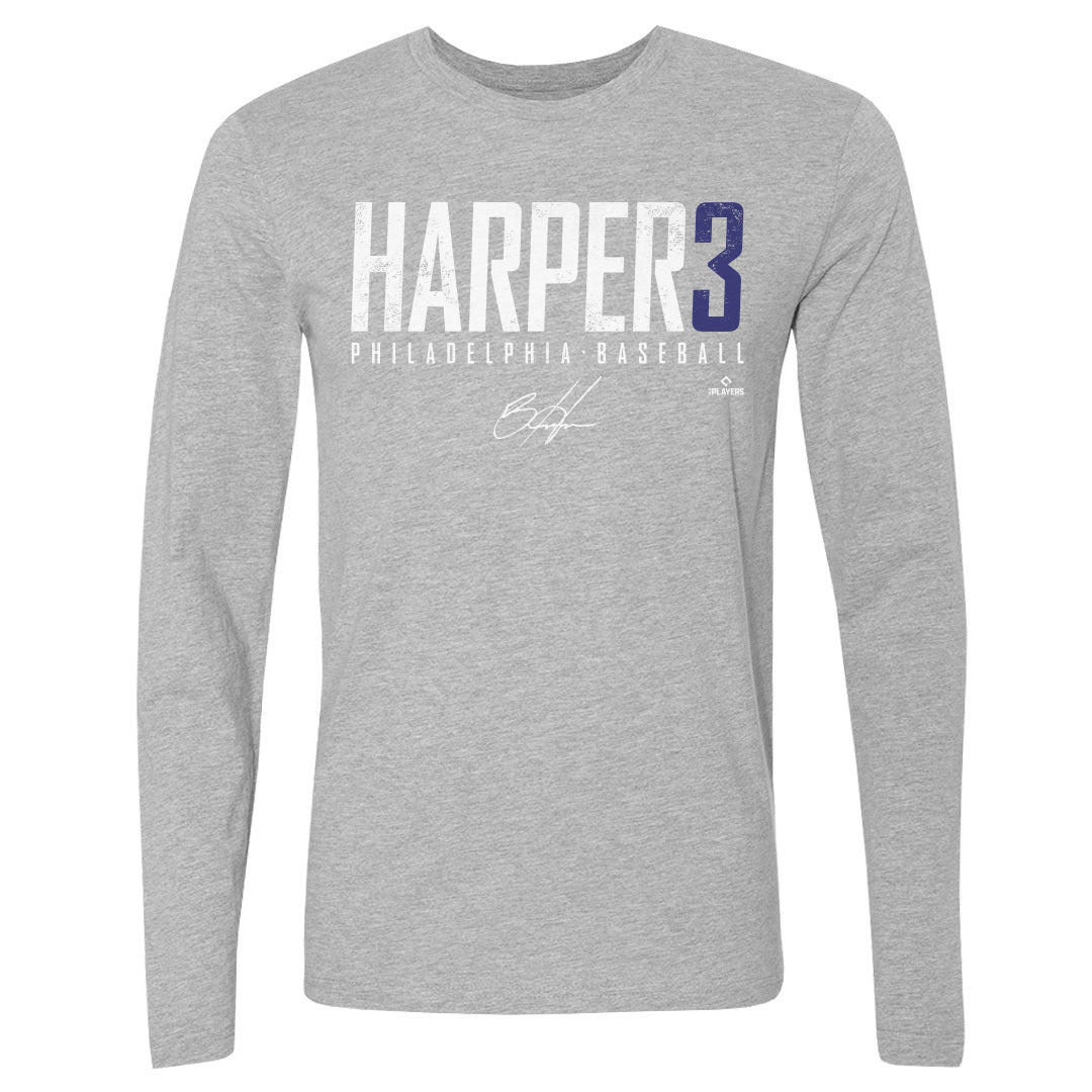 Bryce Harper Men's Long Sleeve T-Shirt | 500 LEVEL