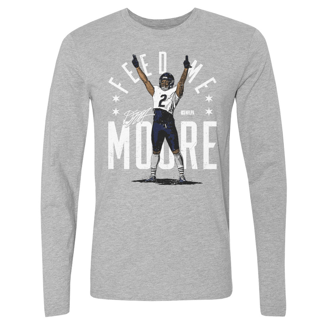 D.J. Moore Men's Long Sleeve T-Shirt | 500 LEVEL