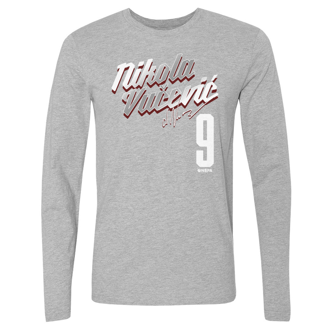 Nikola Vucevic Men's Long Sleeve T-Shirt | 500 LEVEL