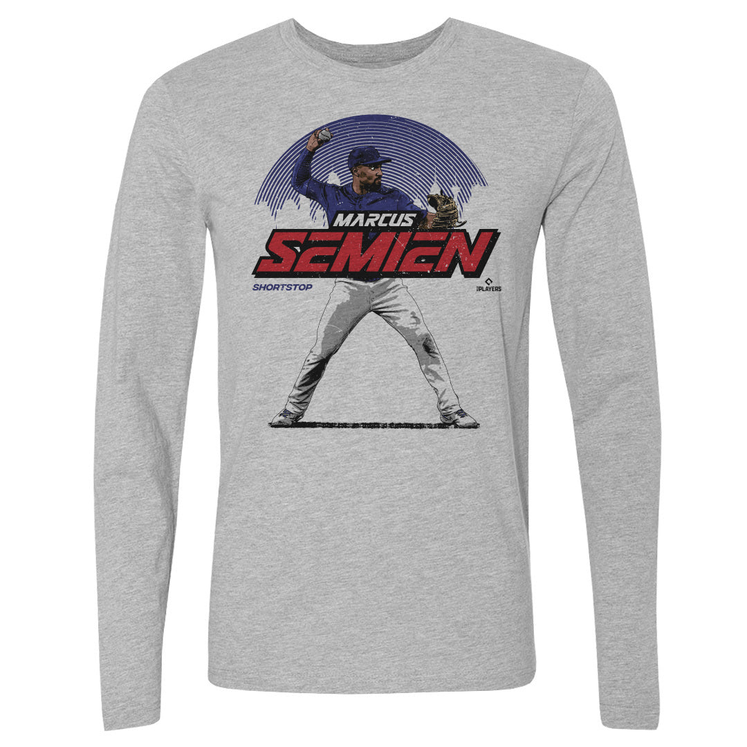 Marcus Semien Men's Long Sleeve T-Shirt | 500 LEVEL