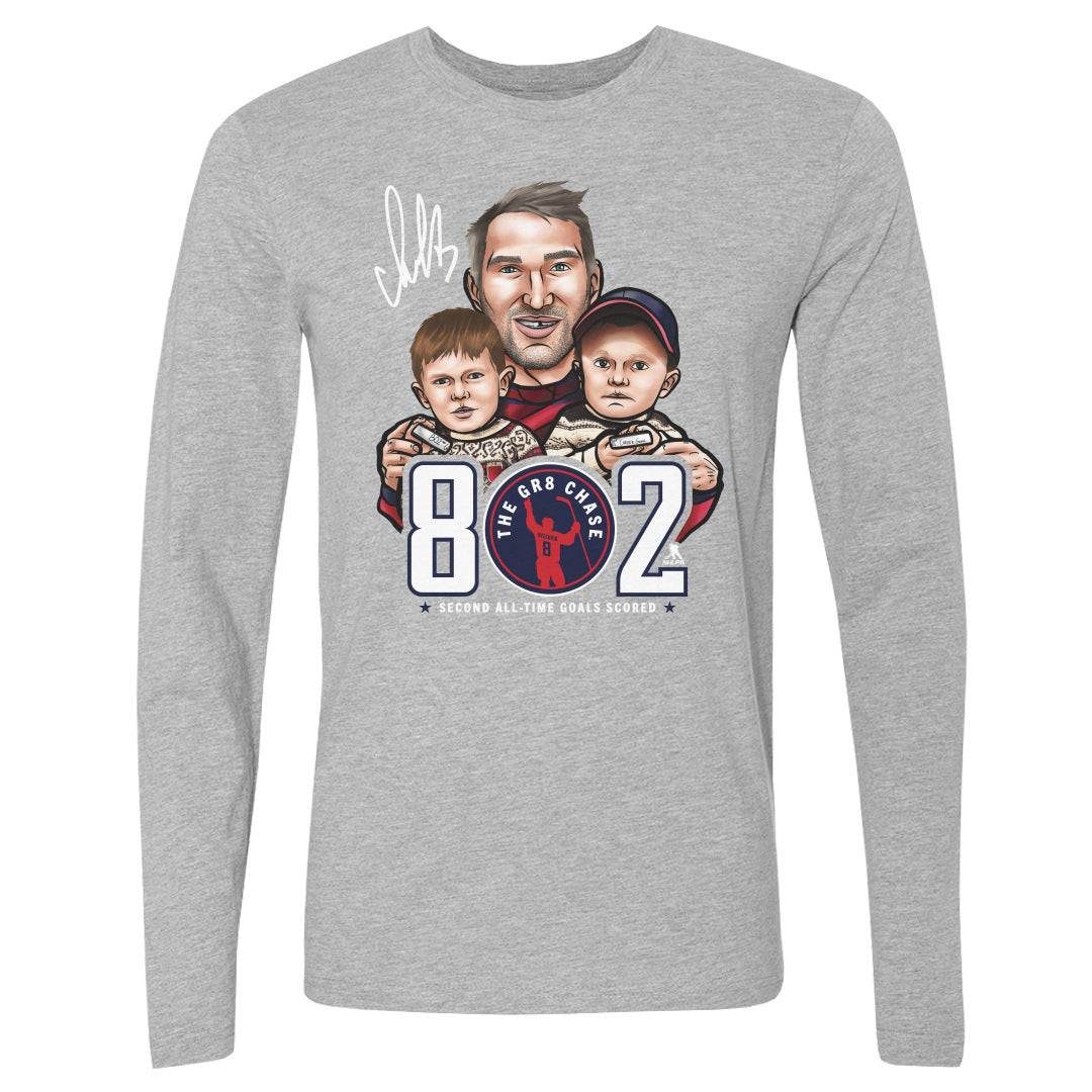 Alex Ovechkin Men's Long Sleeve T-Shirt | 500 LEVEL