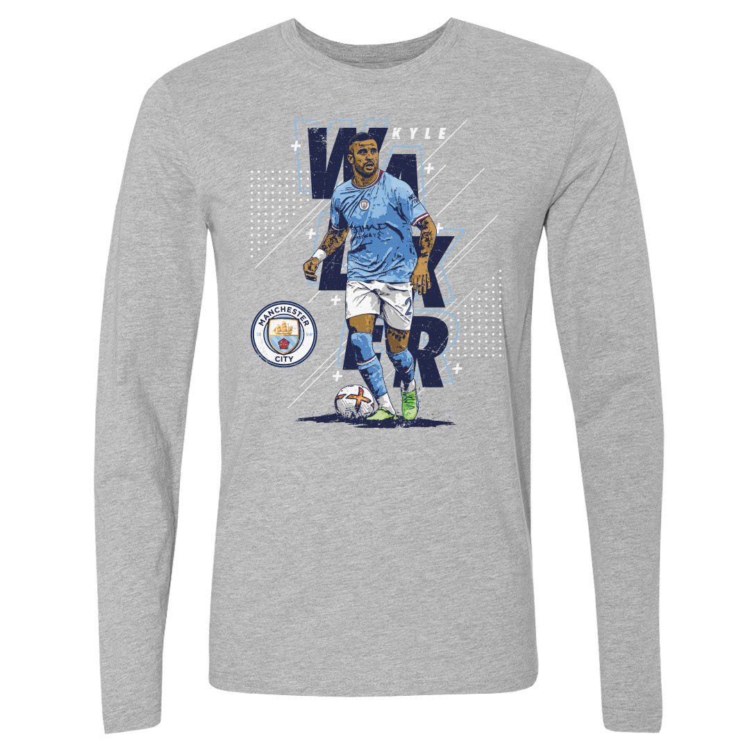 Kyle Walker Men's Long Sleeve T-Shirt | 500 LEVEL