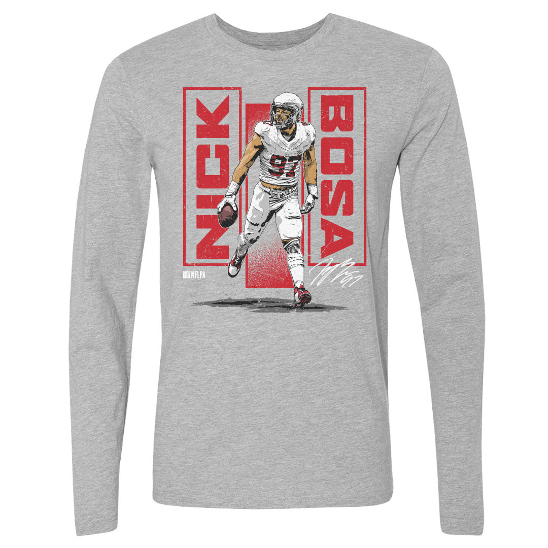 Nick Bosa Men's Long Sleeve T-Shirt | 500 LEVEL