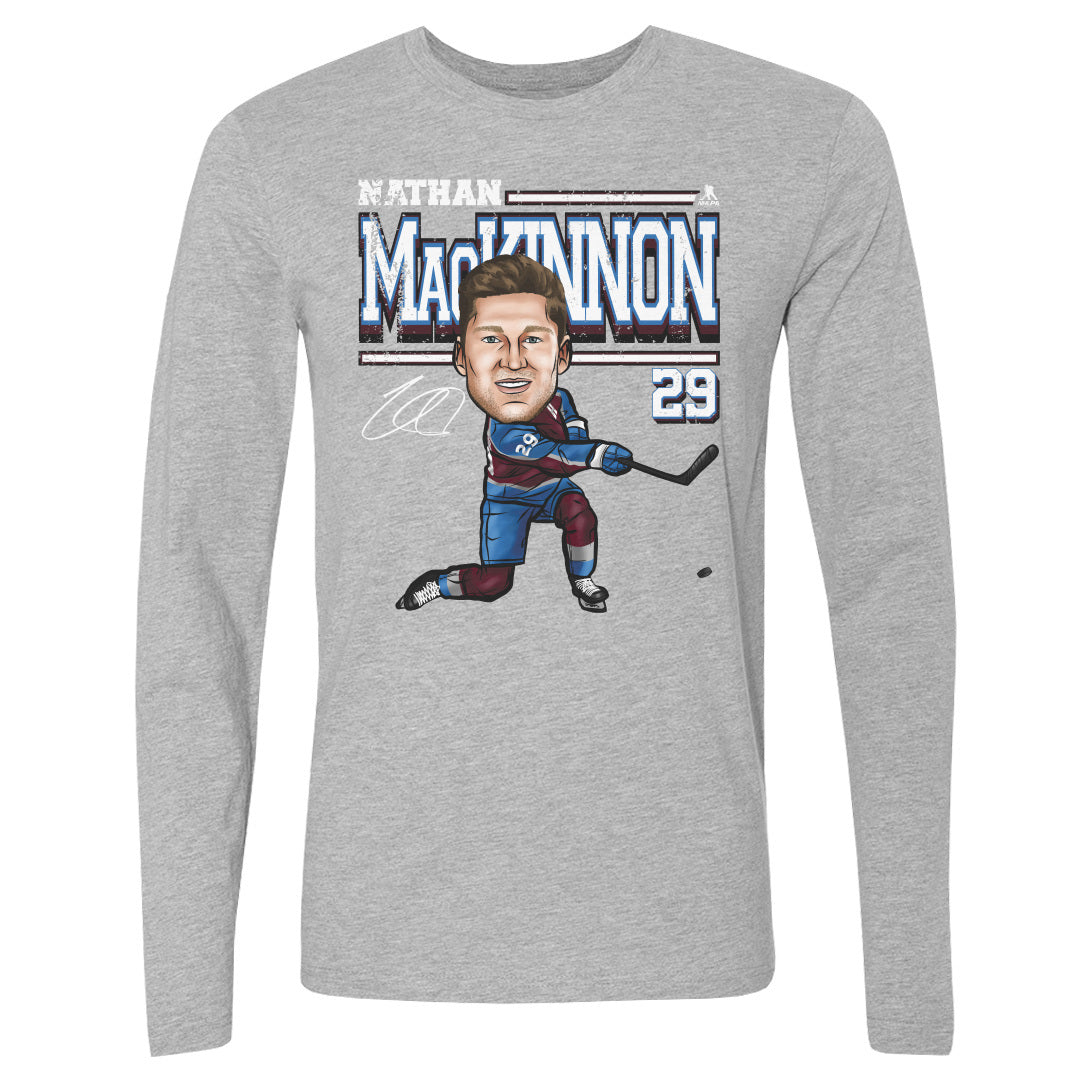 Nathan MacKinnon Men's Long Sleeve T-Shirt | 500 LEVEL